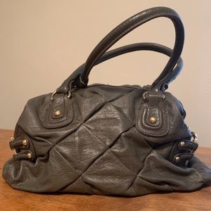 Steven by Steve Madden Pleated Gray/Leopard Tote